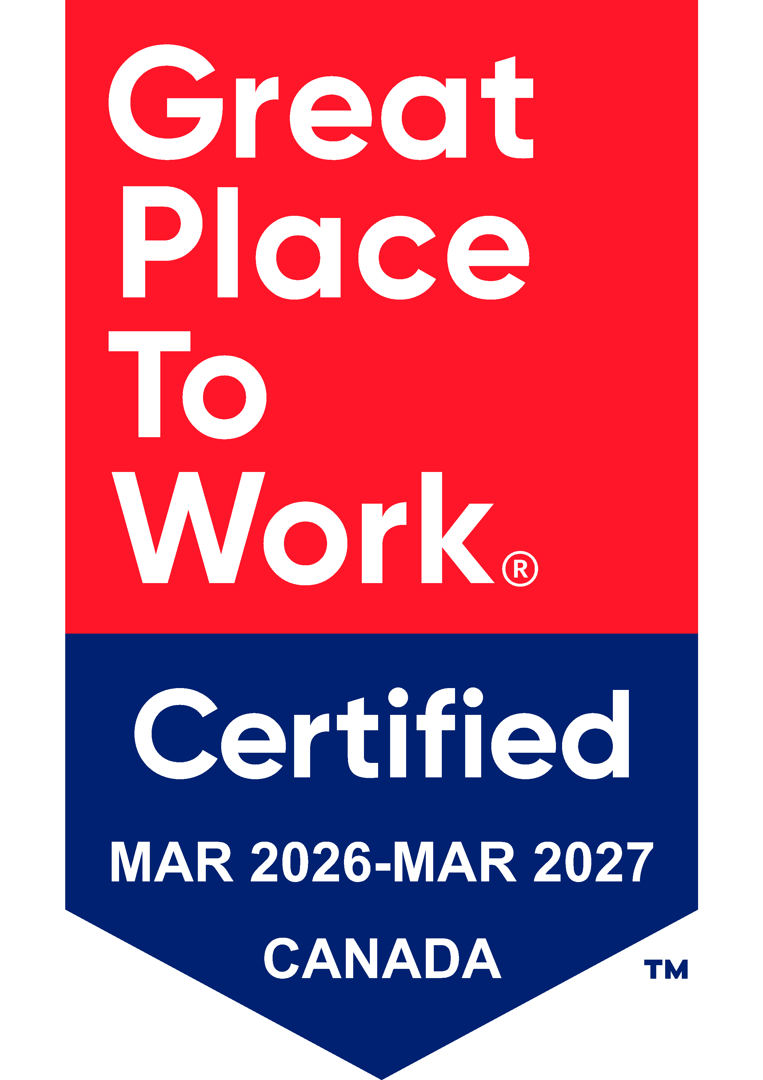 Great Place to Work Certified: 2026